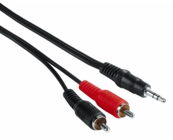 Hama KABEL 3,5MM/2 CINCH 5M (REDEAGLE FLEXI GRANDE)