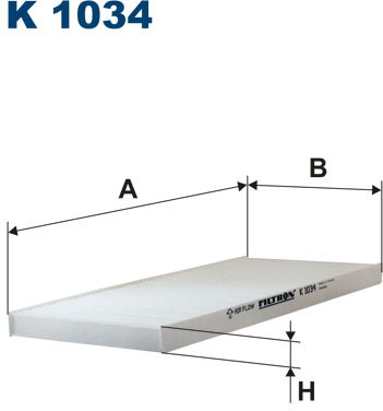 FILTRON Filtr kabinowy K1034