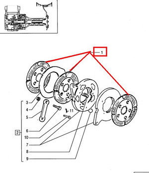CNH TARCZA HAMULCOWA 5159830