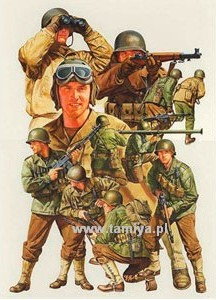 Tamiya WWII US Army Infantry GI Set TA-32513