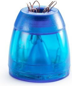 Durable Pojemnik na spinacze TREND transparentny niebieski DU125-1