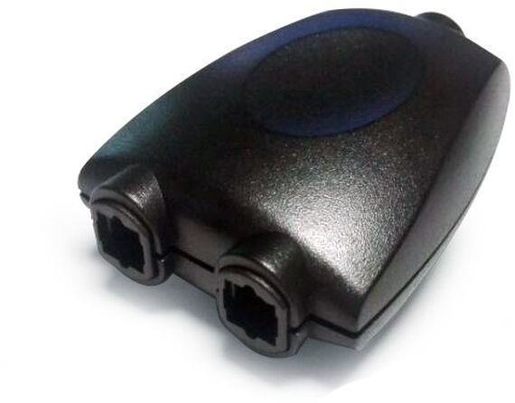 Gembird adapter rozdzielacz Toslink 2 porty, czarny DSP-OPT-01