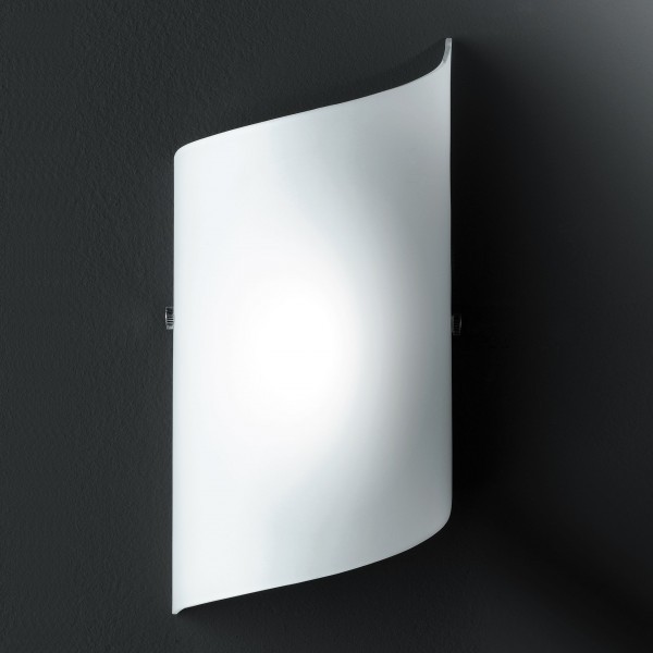 Honsel Drive lampa ścienna Nikiel matowy, Biały, 1-punktowy 33391-DO1