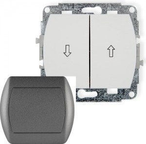 KARLIK Łącznik żaluzjowy 11WP-8 grafitowy