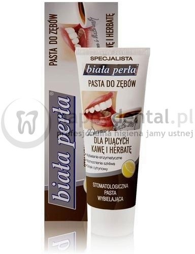 Vitaprodukt BIAŁA PERŁA Pasta Dla Pijących Kawę i Herbatę 75ml