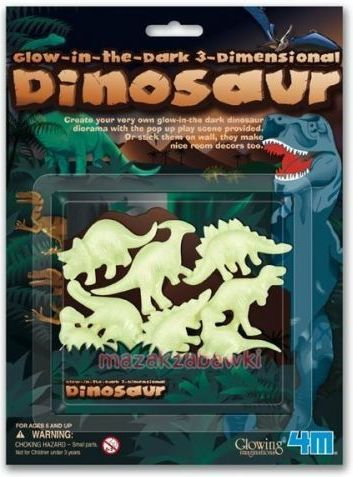 4M Dinozaury świecące w ciemności 3D 5426