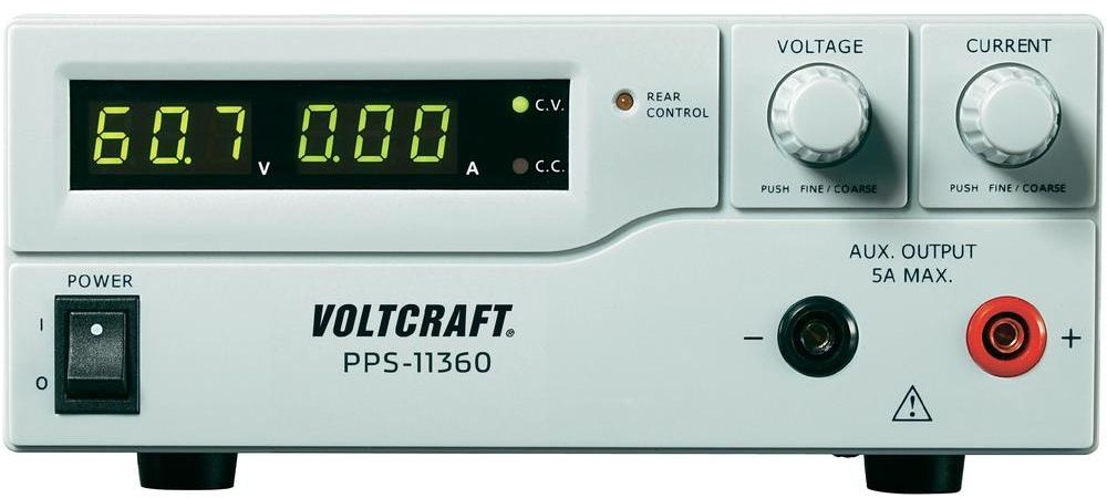 Voltcraft Zasilacz laboratoryjny regulowany PPS-11360 180 W 1 36 V/DC 0 5 A