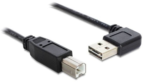 Delock Cable Easy USB 2.0 A 90 G gewinkelt > B wtyczka/wtyczka 1 m