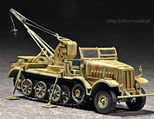 Trumpeter Drehkran 6t auf Zugkraftwagen 18t (Sd.kfz.9/1) TRU07251