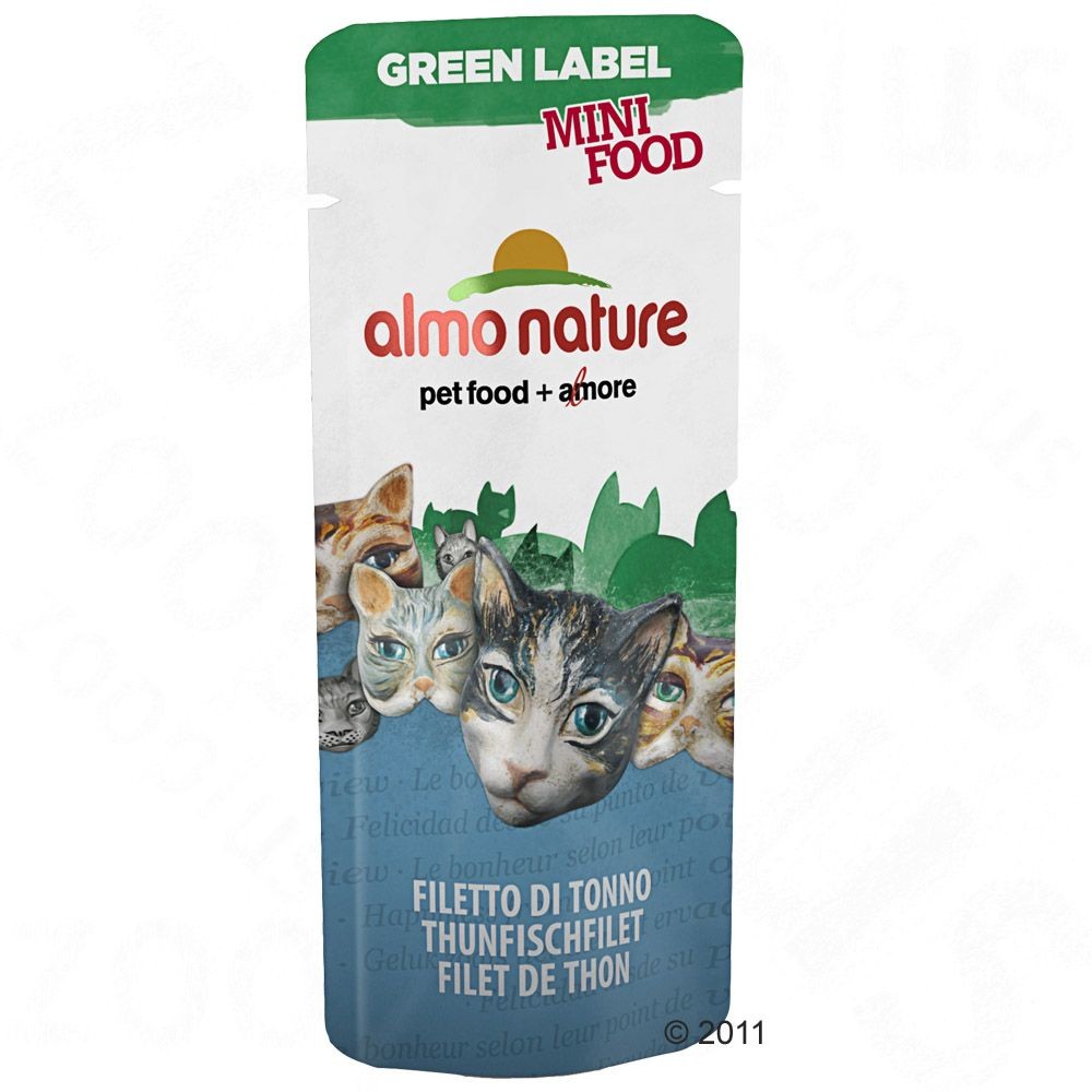 Almo Nature Classic Almo Nature Green Label Mini Food - Kurczak, 5 X 3 G
