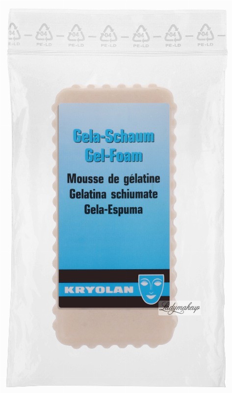 KRYOLAN GEL-FOAM - Żelatynowy materiał do wykonywania części twarzy i ciała - ART. 8060 KR8060