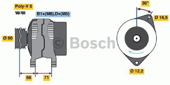 Bosch Alternator 0 124 325 058