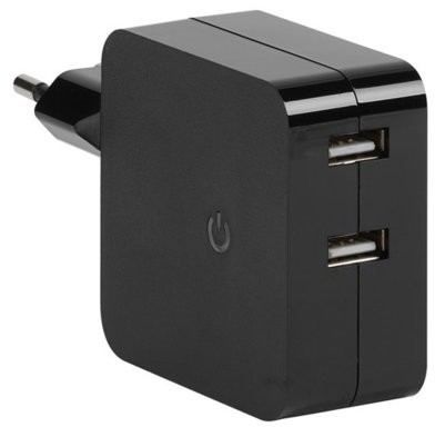 Vivanco Ładowarka sieciowa 2xUSB 2.4A Czarny Rozłóż zakup na 10 rat 2xUSB 2.4A Czarny