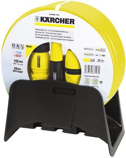 KARCHER WĄŻ OGRODOWY 1/2 15m PRIMO FLEX + 4 KOŃCÓWKI 2.645-114.0