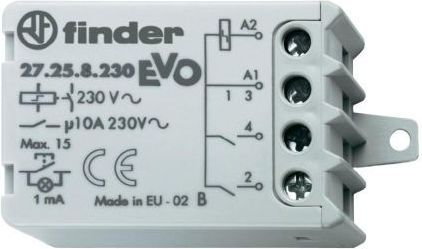 Finder Przekaźnik impulsowy 2NO 10A 230V AC 27.26.8.230.0000