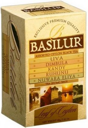 BASILUR BASILUR Herbata Liść Ceylonu w saszetkach 20x2g WIKR-1005382