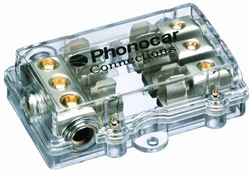 Phonocar Gniazdo bezpiecznika phonocar 4/488 z 3 wyjściami, wielokolorowa 04488