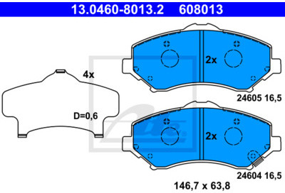 ATE (Continental Aftermarket GmbH) 13.0460-8013.2