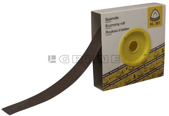 Klingspor Płótno ścierne na rolce 40 x 25.000 mm K120
