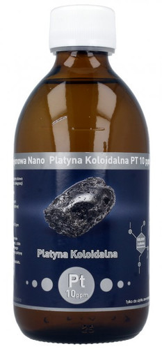 Vitacolloids Niejonowa nano platyna koloidalna Pt 10 ppm 300ml Vitacolloids