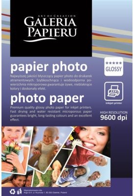 Galeria Papieru Papier fotograficzny Photo Glossy PR 240g 10x15 cm 50 ark (Photo Glossy PR 240g/m2 10 x 15 cm 50 ark.)