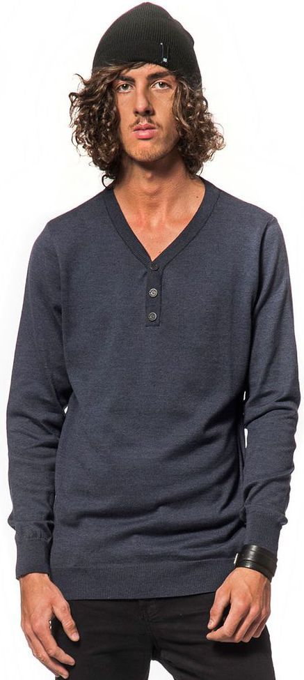 Horsefeathers VENTURE SWEATER (heather navy)