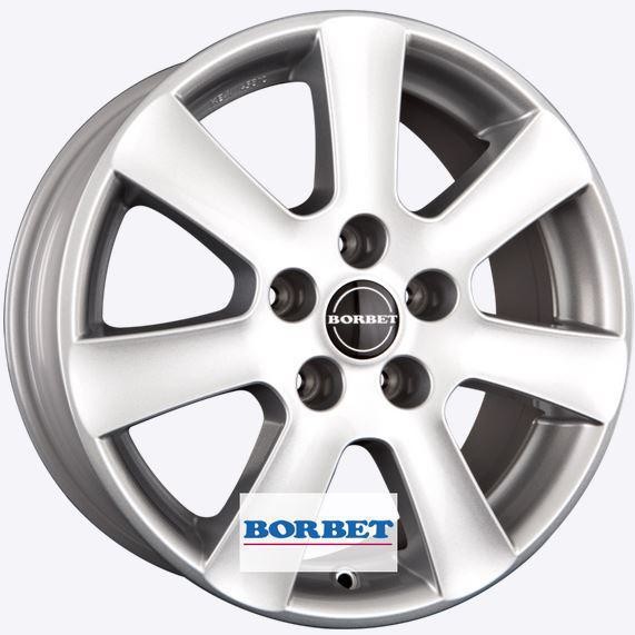 BORBET 7x16 5x11200 CA(SI) ET450 SILVER
