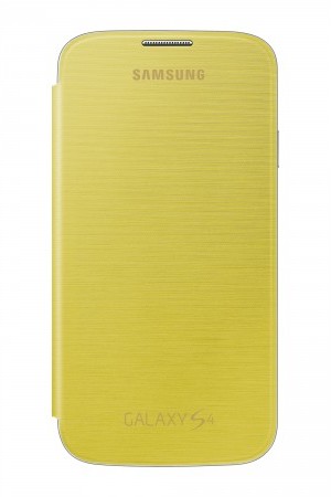 Samsung Galaxy S4 Flip Cover, yellow