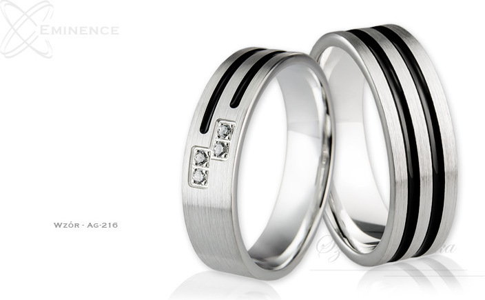 Eminence Obrączki srebrne - wzór Ag-216