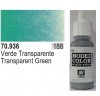 Vallejo Farbka Model Color Transparent Green - 188 70.936