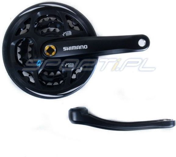Shimano Korba Altus FC-M311 170 mm mm 42x32x22 czarna z osłoną