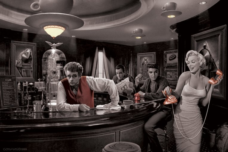 Pyramid Posters Monroe, Presley, Dean - Java Dreams - plakat PP32491