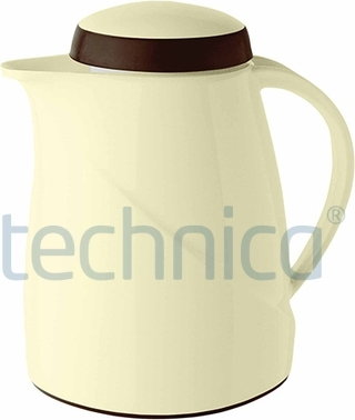 Helios Termos z tworzywa, z pokrywką 0,3 l, kremowy | , Wave Picco HELIOS-2941-09