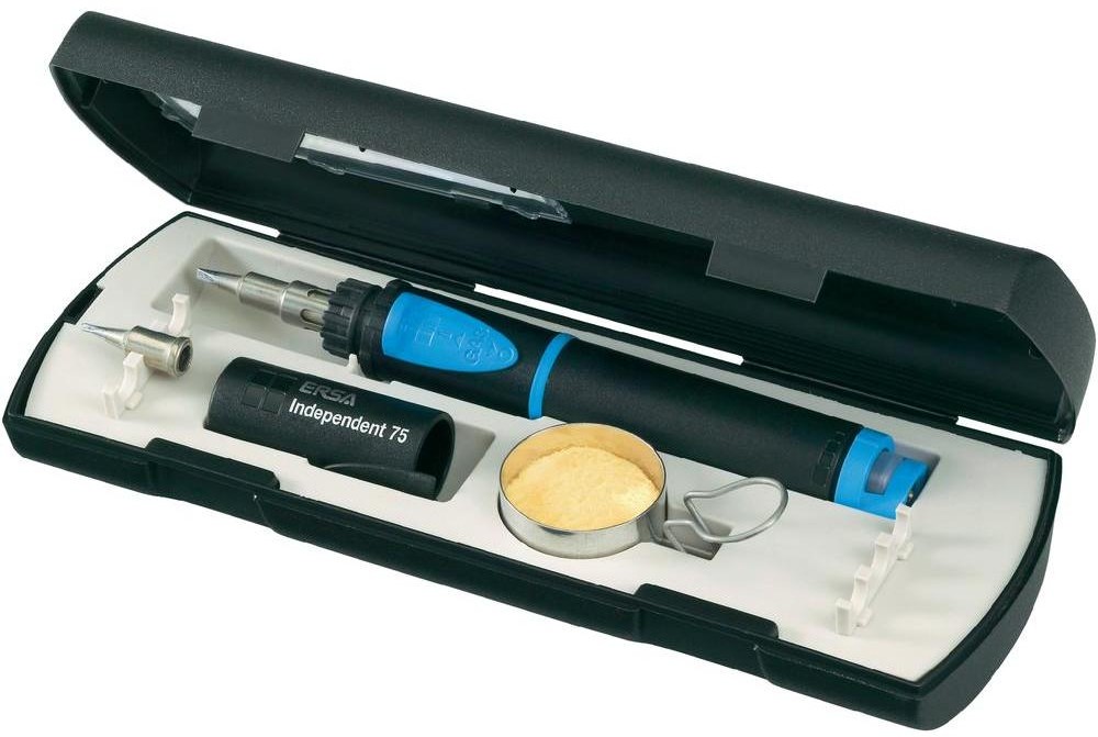 Ersa Lutownica gazowa Independent 75 Zestaw podstawowy) Independent 75 Basic 580 °C 90 min 73 g xD) 30 mmx170 mm