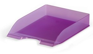 Durable Szuflada na dokumenty BASIC A4 fioletowa transparentna