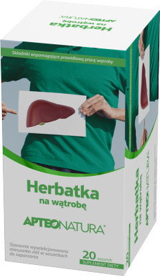 Synoptis Herbatka na wątrobę APTEO NATURA 20 saszetek