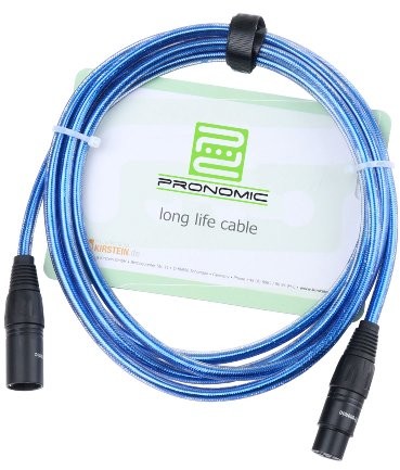 Pronomic pronomic XLR Female 3-POL  > wtyk XLR Male 3-POL, handgeloetet, odporny na kwasy i Olejoodporne, tuleje zaciskowe z odciążeniem) 00021687