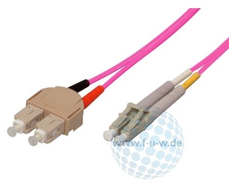 Tecline 15m 50/125 m SC/LC kabel optyczny 4048889022276