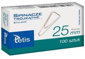 Tetis Spinacz 25mm trójkątne 100 sztuk
