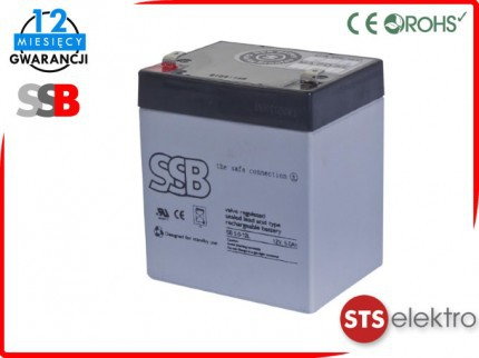 SSB Akumulator AGM SB 5-6 5Ah 6V