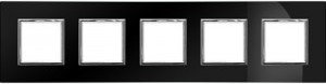KOS DANTE Ramka BLACK GLASS 5-KROTNA 4509185