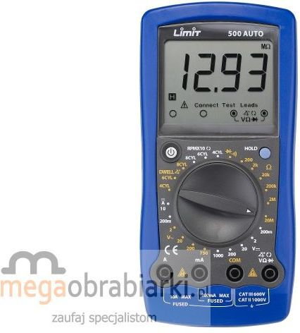 LIMIT Multimetr cyfrowy - serwis samochodowy 500AUTO (128580107)