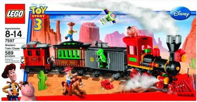 LEGO Toy story - Pościg za pociągiem na dzikim zachodzie 7597