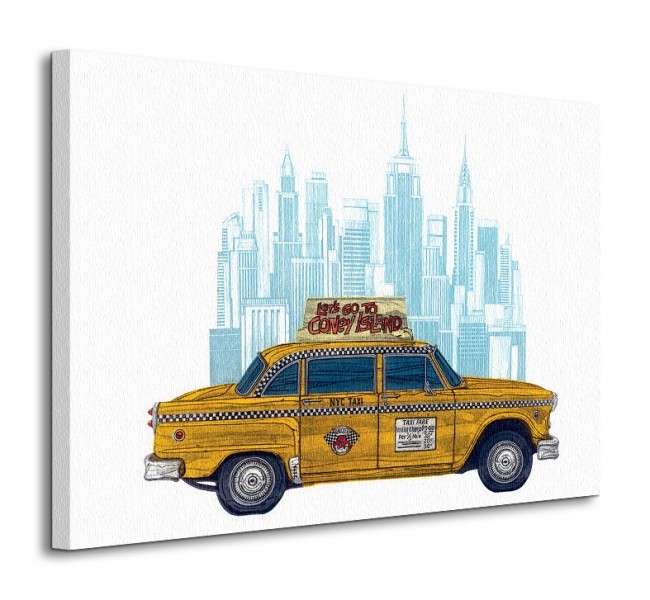 Art group Digital Taxi New York - Obraz na płótnie WDC90347