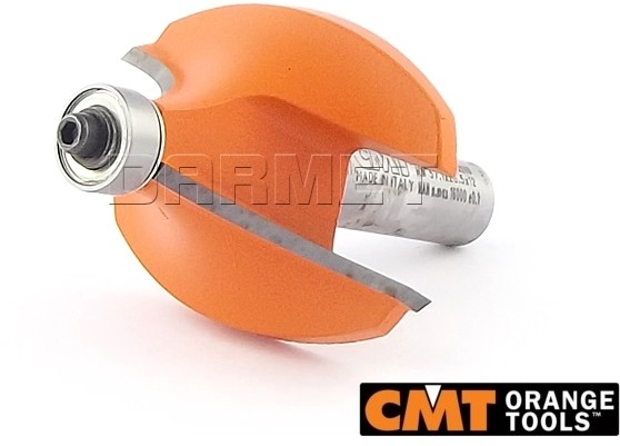CMT Frez zaokrąglający do drewna z łożyskiem dolnym, średnica 57,1 mm, długość robocza 28,5 mm, promień 22,2 mm - CMT (938.991.11)