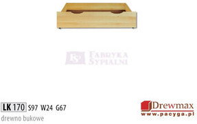 Drewmax Szuflada bukowa typ LK 170