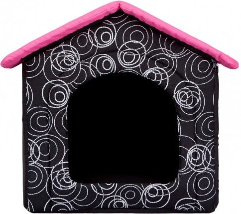 Hobbydog Buda - Czarna z czerwonym daszkiem - Rozmiar 2
