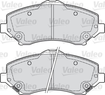 VALEO klocki hamulcowe 598924 598924