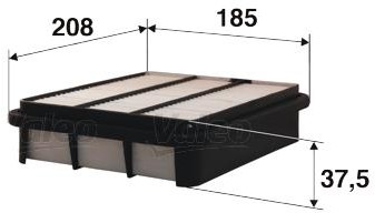 Valeo filtr powietrza panelowy 585197 - Bezpłatny zwrot do 30 dni, największy wybór produktów. 585197