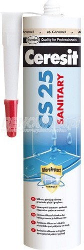 Ceresit Silikon sanitarny grafitowy CS25 280 ml